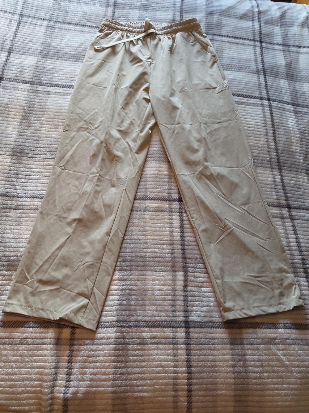 Men's Casual Elastic-Waist Khaki Pants